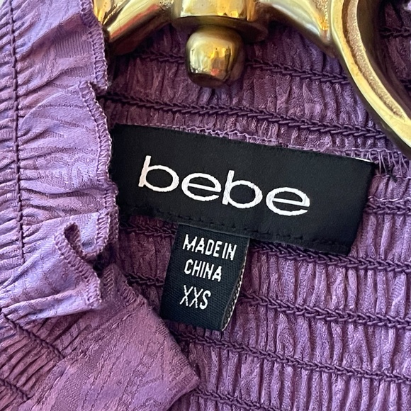 Bebe Silk Ruffle Top - Picture 5 of 8